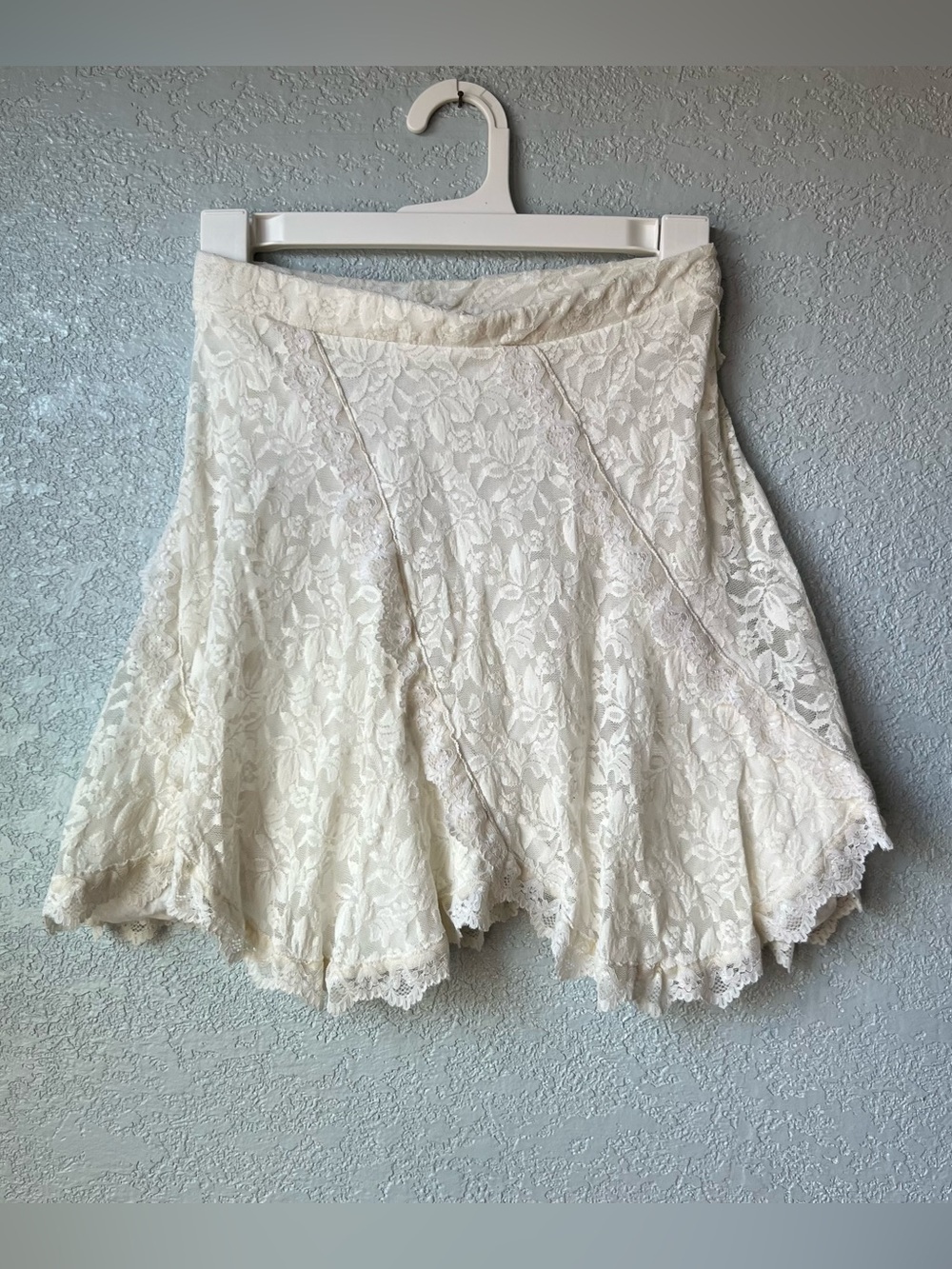 Buffalo Lace Handkerchief Mini Skirt Coquette Fairycore Y2K Style Size S